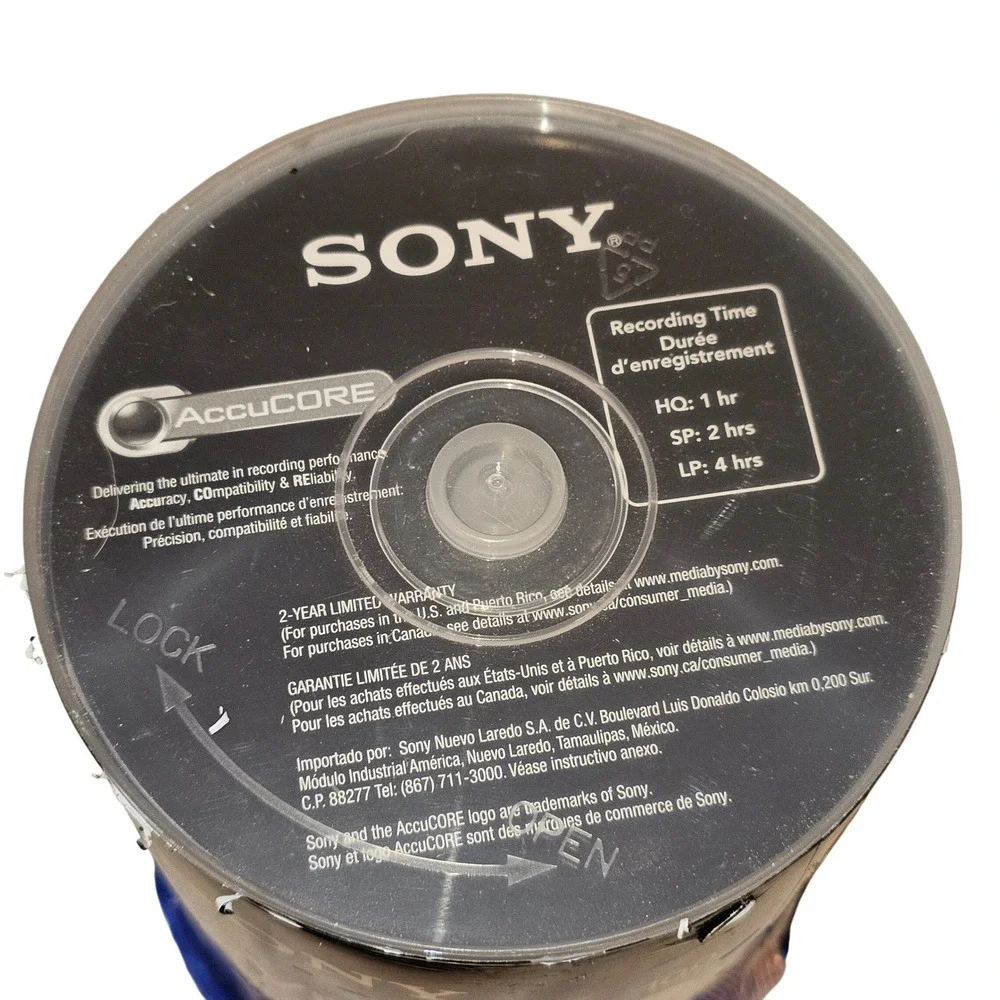 Sony DVD+R 4.7GB 120min 16x Inkjet Printable 100 Pack Spindle 100DPR47RSP New